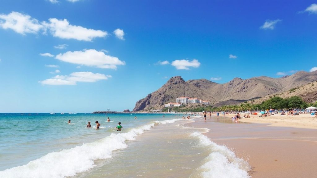 Panorámica de Playa del Garajao, Tenerife