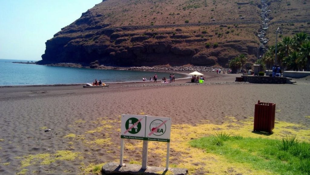 Playa del Gincho en San Sebastián de la Gomera (La Gomera)