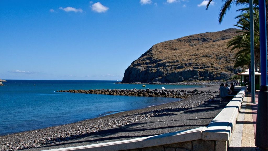 Arena volcánica de Playa del Gincho, San Sebastián de la Gomera (La Gomera)