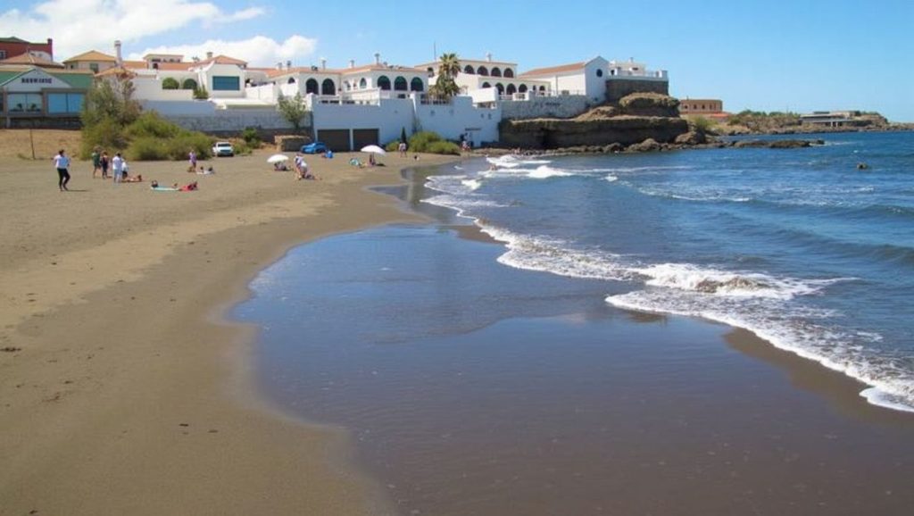 Entorno natural de Playa del Hombre en Gran Canaria