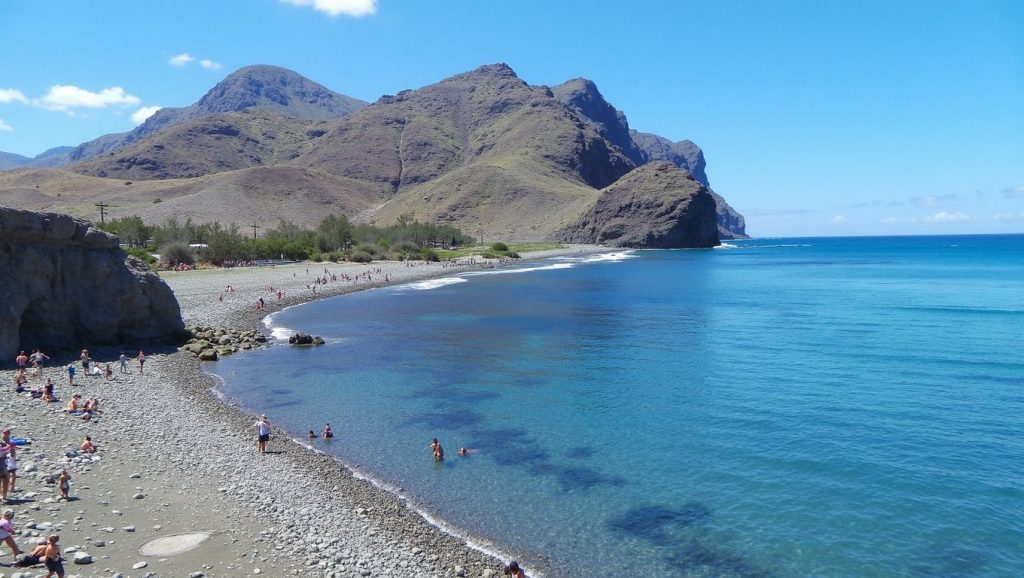 Panorámica de Playa del Hornillo, Gran Canaria