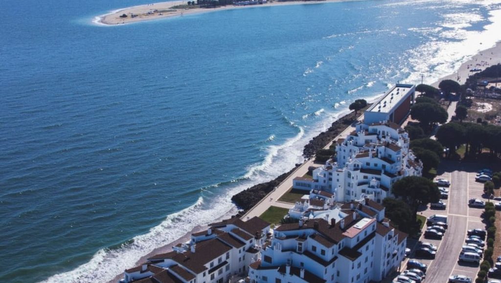 Costa de Isla Cristina desde Playa del Hoyo, Huelva