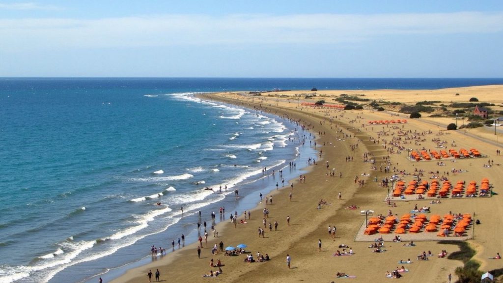 Panorámica de Playa del Inglés, Gran Canaria