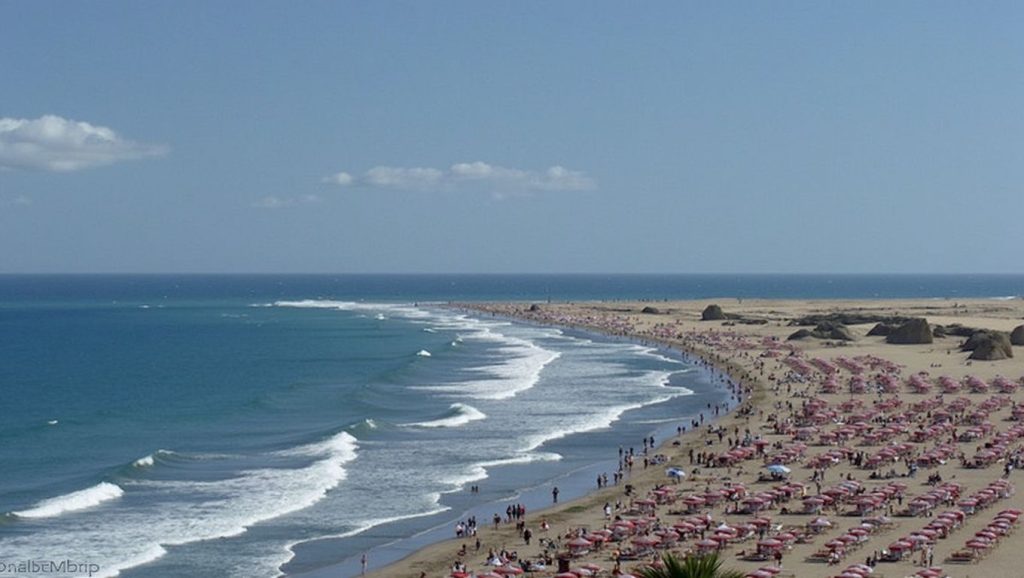 Entorno natural de Playa del Inglés en Gran Canaria