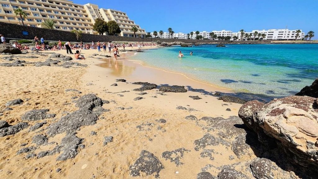 Entorno natural de Playa del Jablillo en Lanzarote