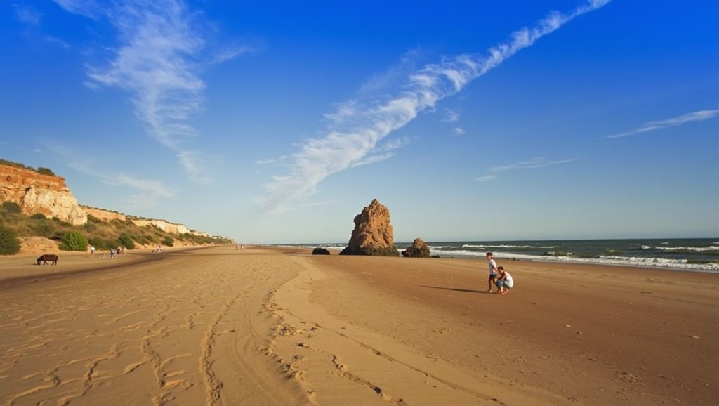 Vista del litoral en Playa del Médano del Loro, Almonte