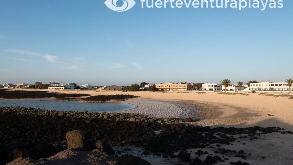 Aguas de Playa del Marfolín en La Oliva (Fuerteventura)