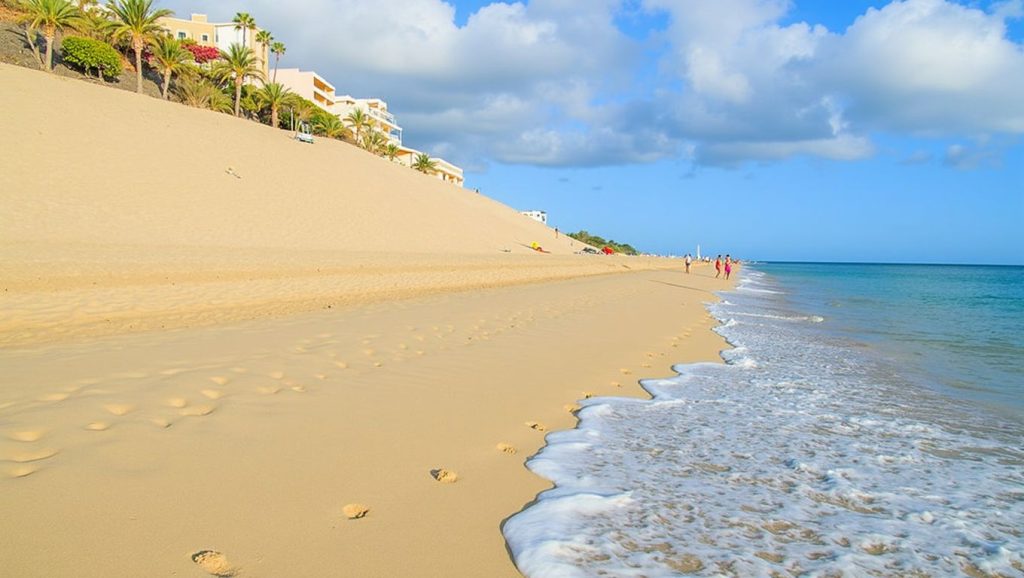 Aguas de Playa Del Matorral en Gran Tarajal (Fuerteventura)