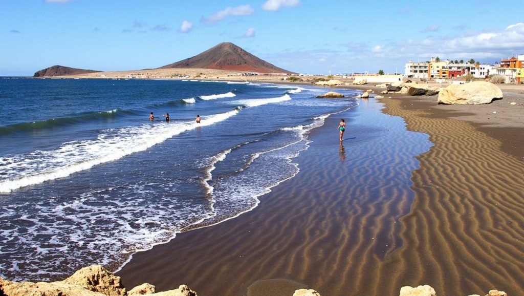 Playa del Médano en El Médano (Tenerife)