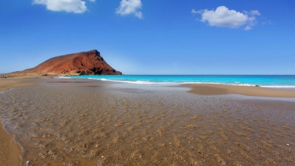 Arena volcánica de Playa del Médano, El Médano (Tenerife)