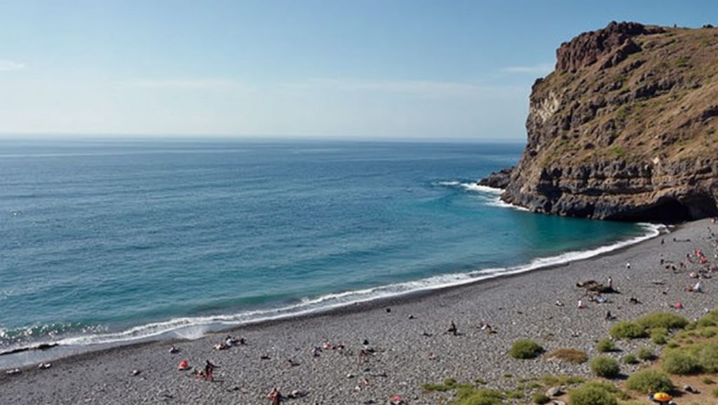 Arena de Playa del Medio, Playa de Santiago (La Gomera)