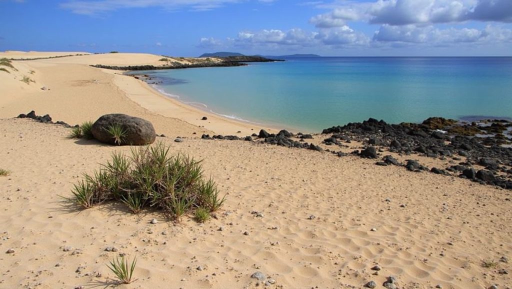 Panorámica de Playa del Moro, Fuerteventura
