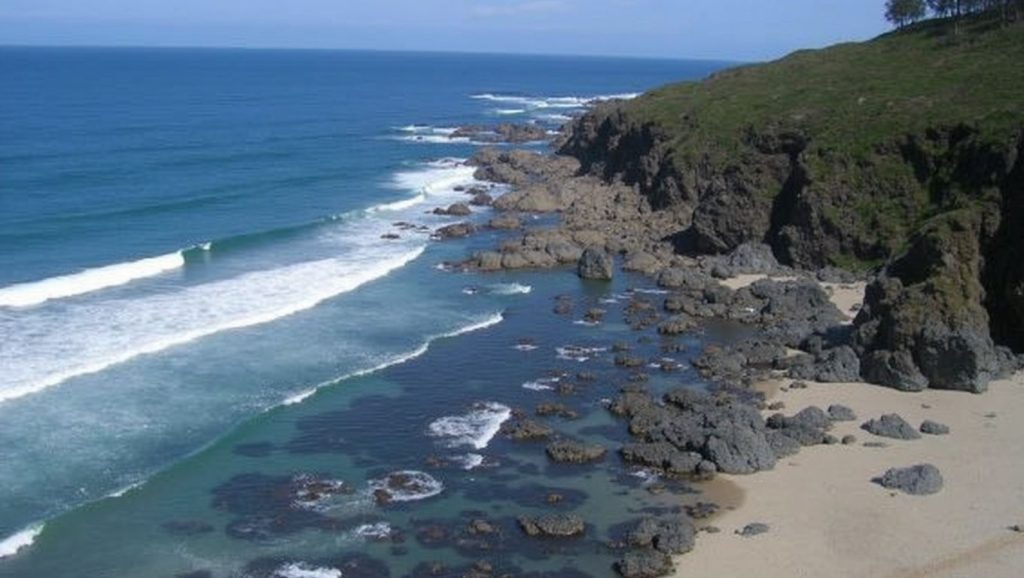 Acantilados y costa de Playa del Moro, Asturias (Asturias)
