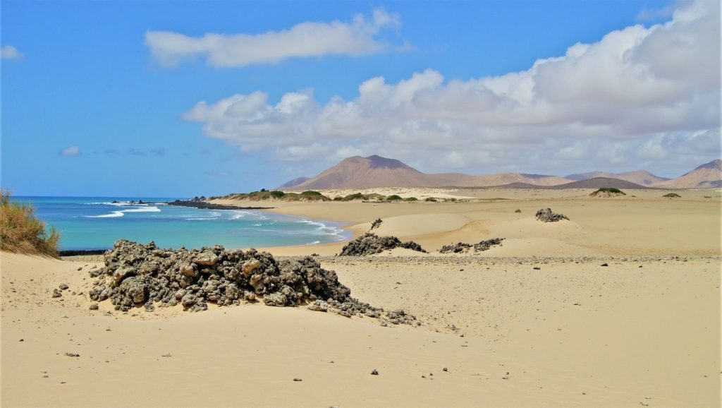 Arena de Playa del Moro, La Oliva (Fuerteventura)