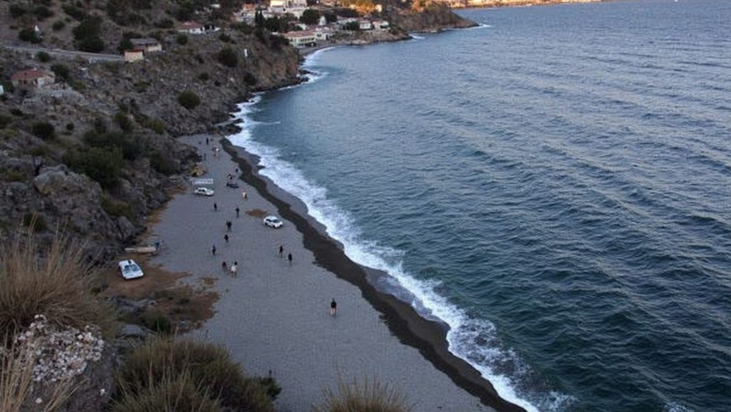 Panorámica de Playa del Muerto, Tenerife