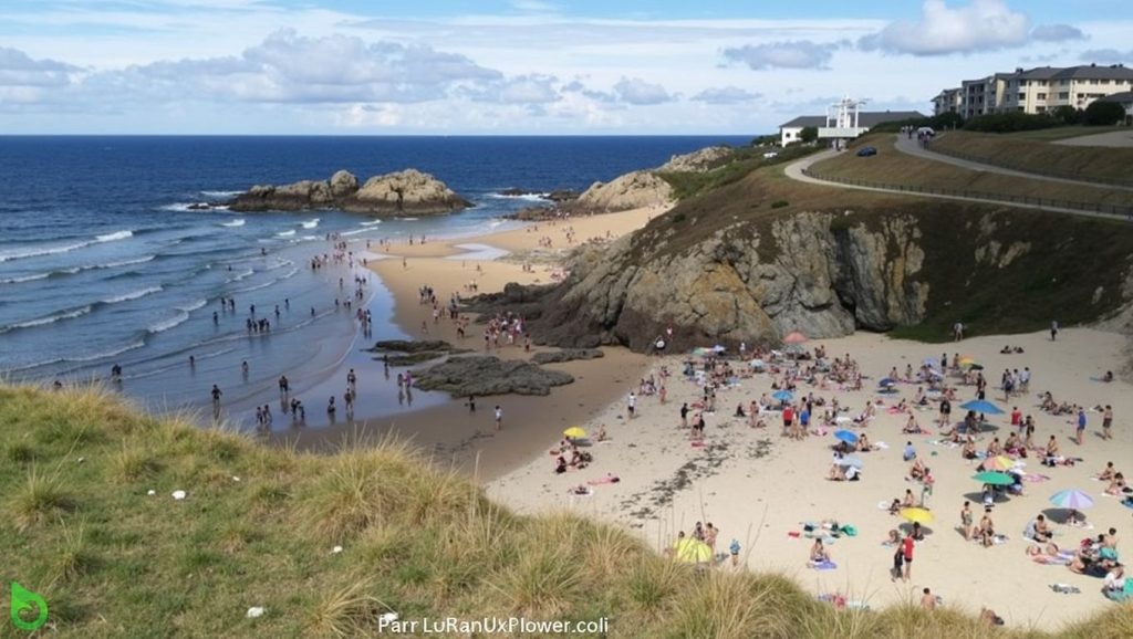 Panorámica de Playa del Murallón, Asturias