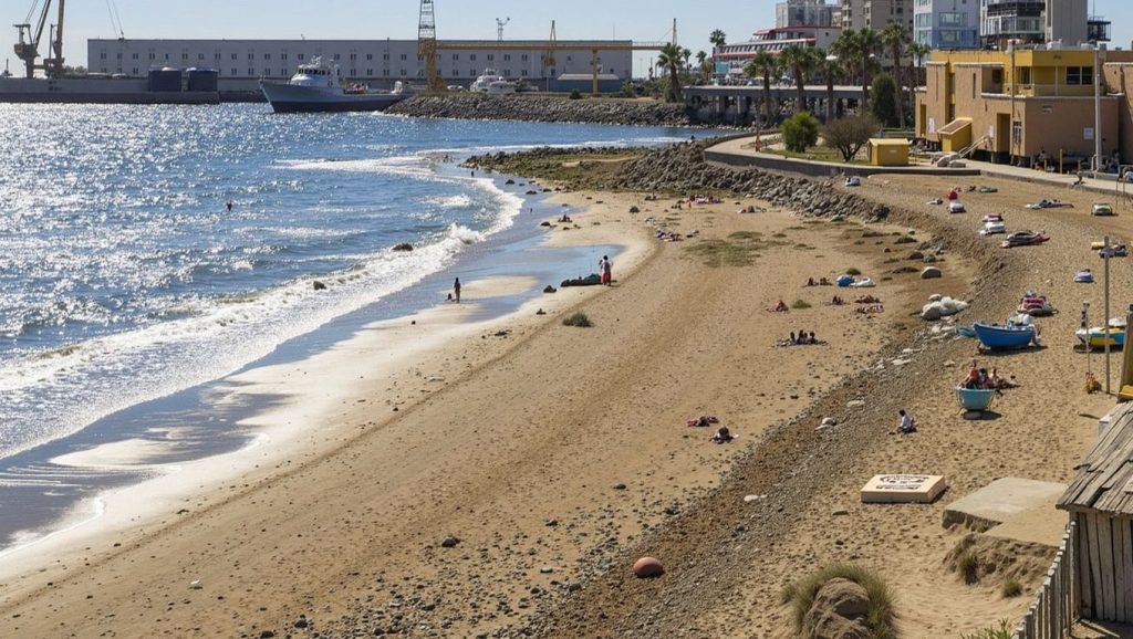 Playa del Pajar en San Bartolomé de Tirajana (Maspalomas) (Gran Canaria)