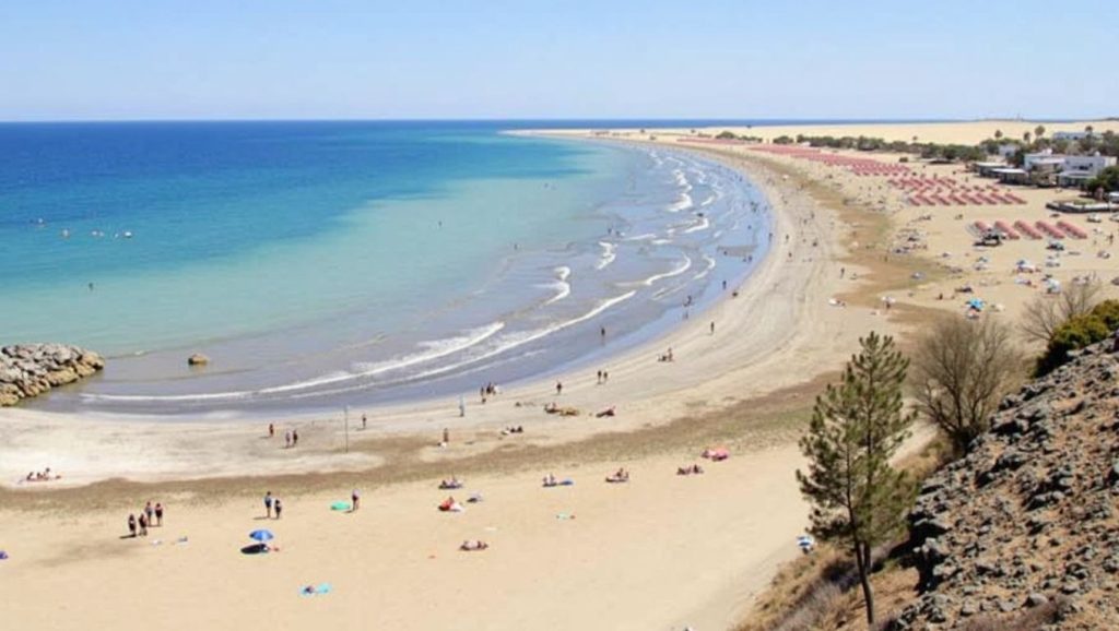 Panorámica de Playa del Pajar, Gran Canaria