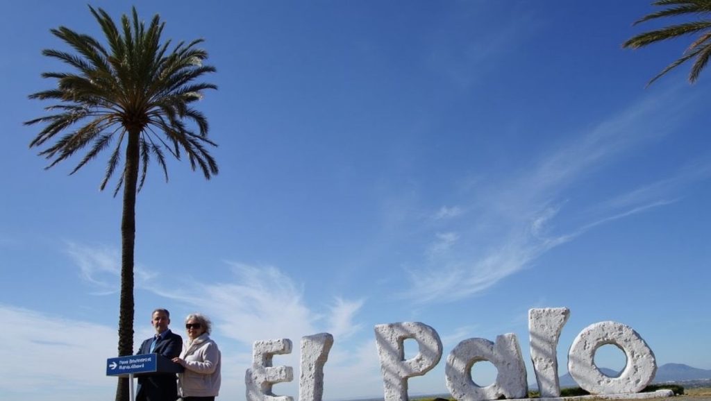 Primer plano de la orilla de Playa del Palo, Málaga