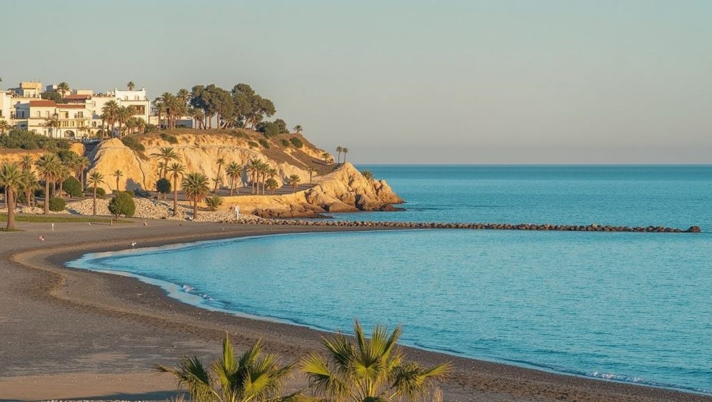 Horizonte desde Playa del Palo, Málaga, Málaga