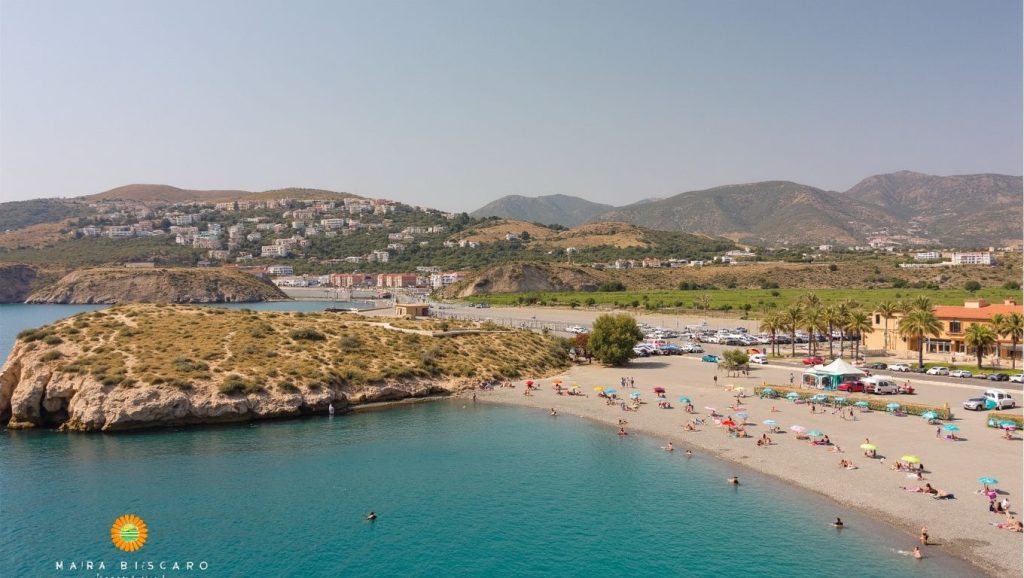 Horizonte desde Playa del Peñón, Salobreña, Granada