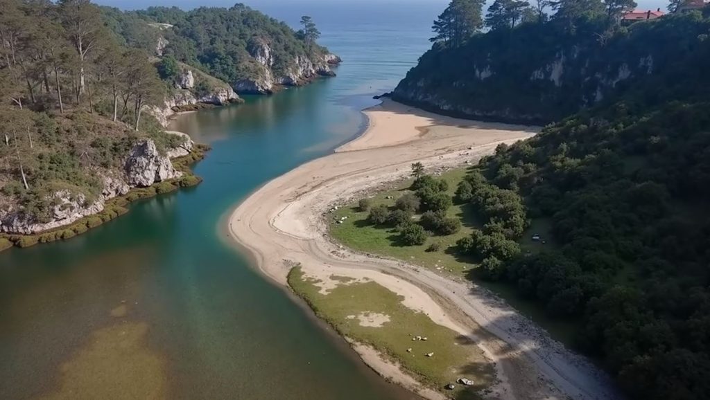 Acantilados y costa de Playa del Pedreru, Val de San Vicente (Asturias)