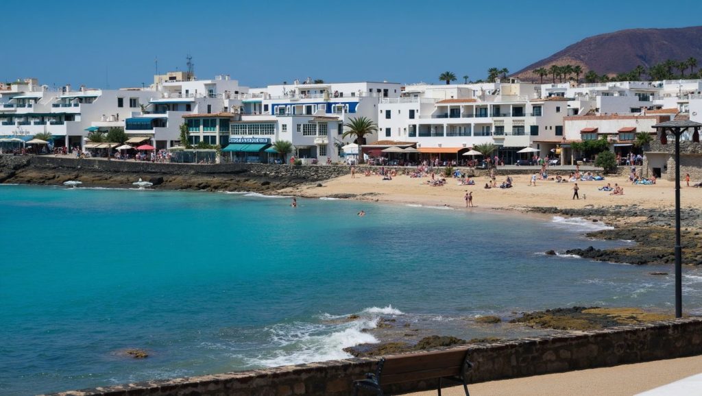 Panorámica de Playa del Pueblo, Lanzarote