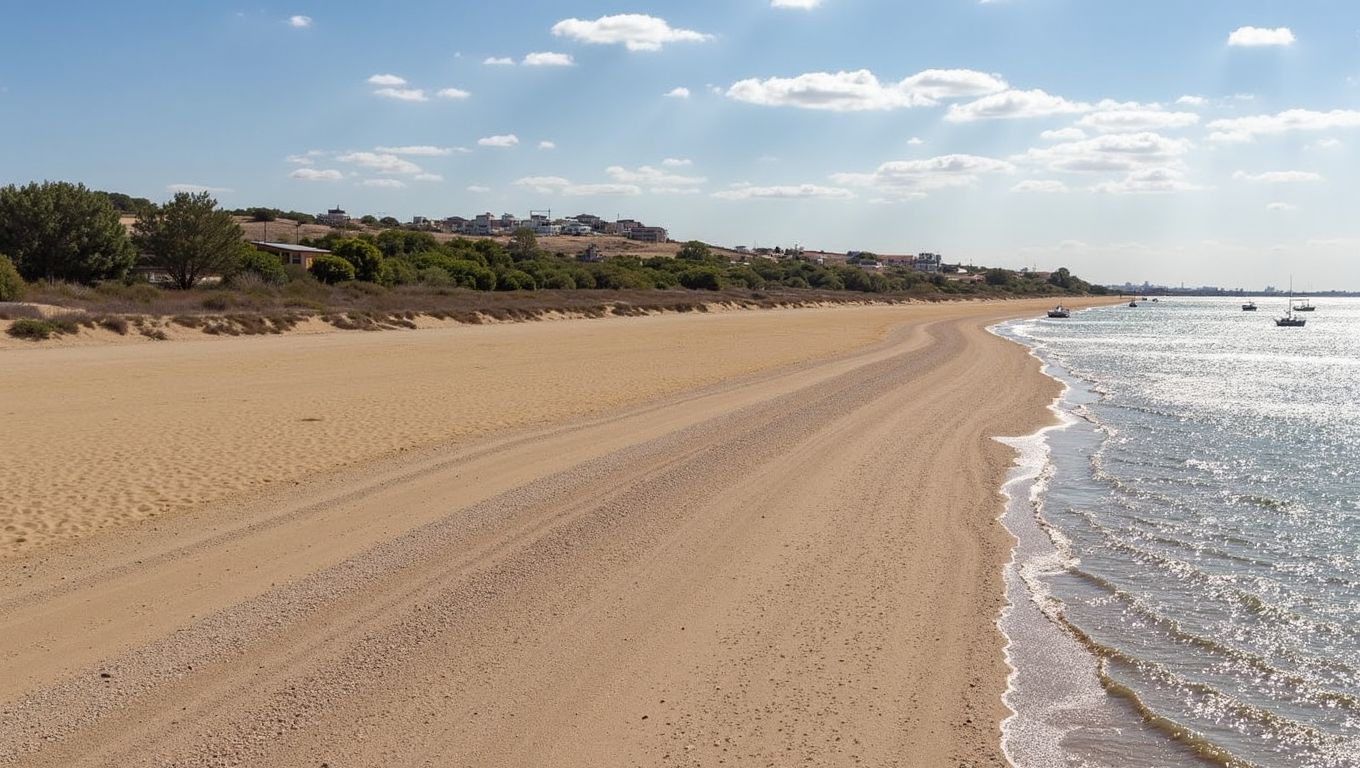 Playa del Puente del Vigía (Palos de la Frontera, Huelva)