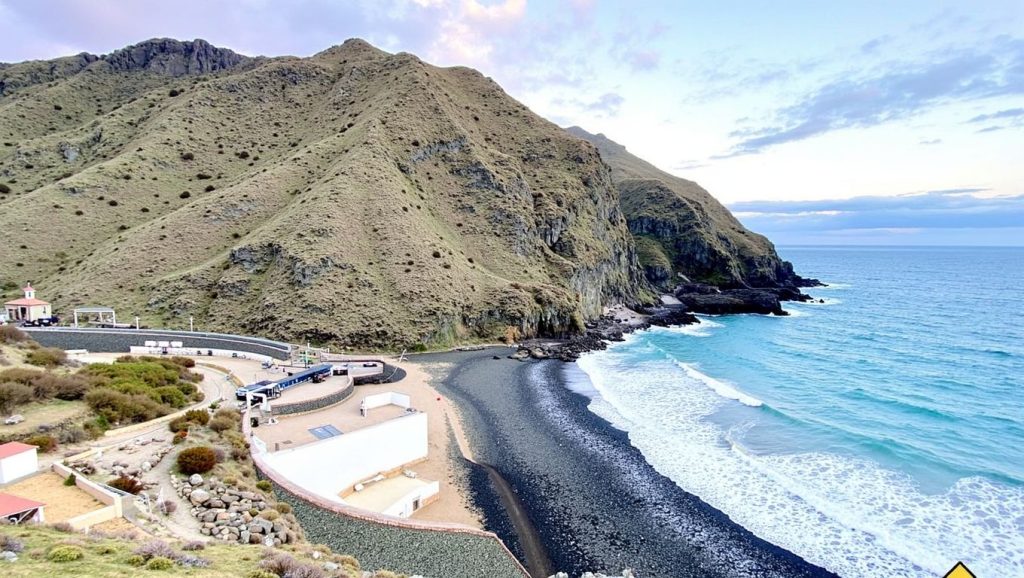 Arena volcánica de Playa del Remo, Vallehermoso (La Gomera)