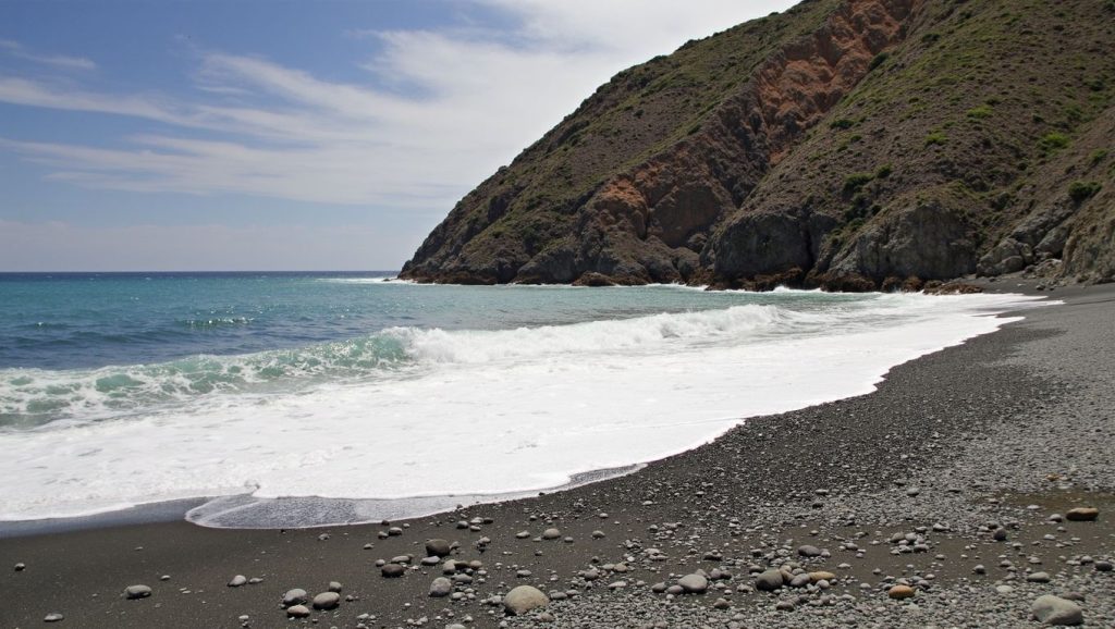 Aguas de Playa del Remo en Vallehermoso (La Gomera)