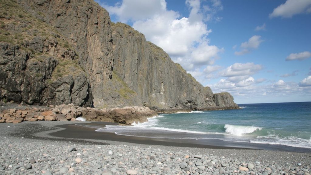 Arena de Playa del Remo, Vallehermoso (La Gomera)