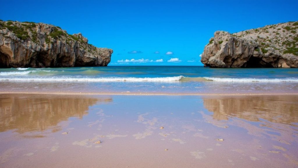 Aguas de Playa del Sable o de Deiros en Asturias (Asturias)