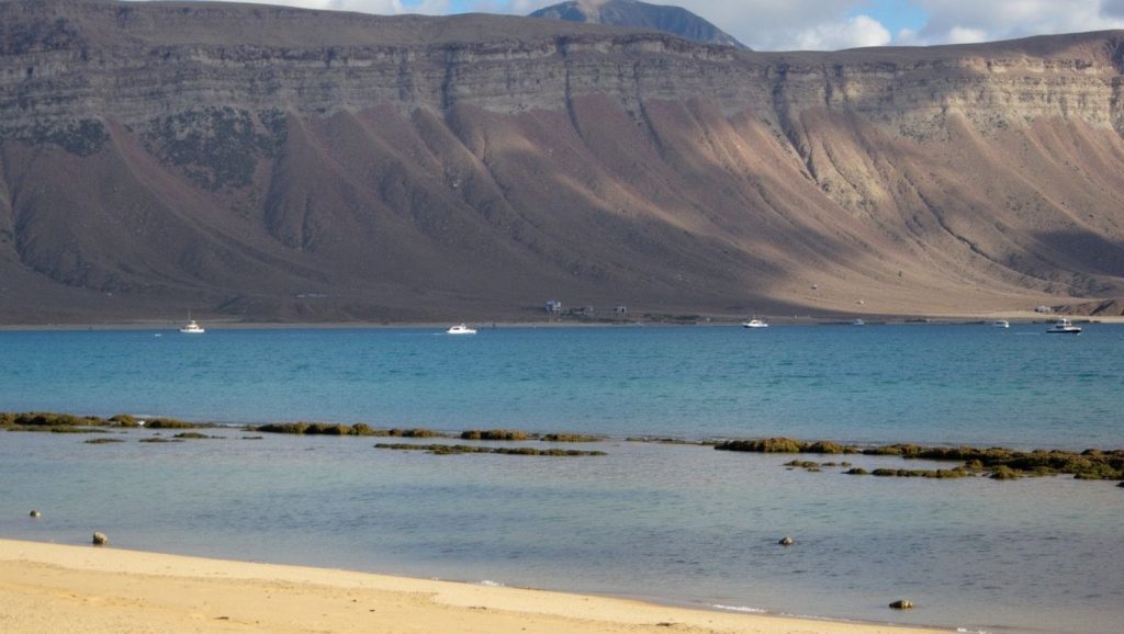 Arena volcánica de Playa del Salado, Haría (Lanzarote)
