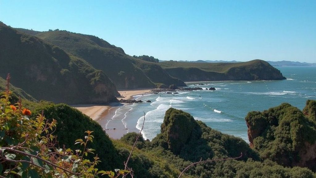 Olas y surf en Playa del Tranqueru, Asturias (Asturias)