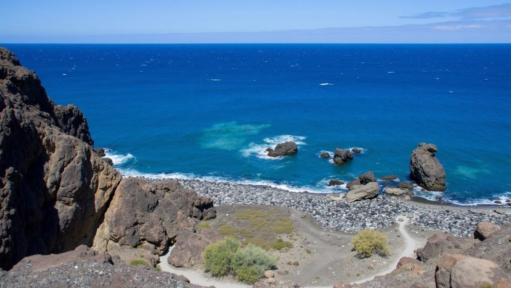 Arena volcánica de Playa del Trigo, Puntallana (La Palma)