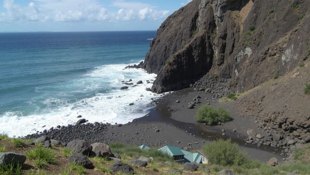 Aguas de Playa del Trigo en Puntallana (La Palma)