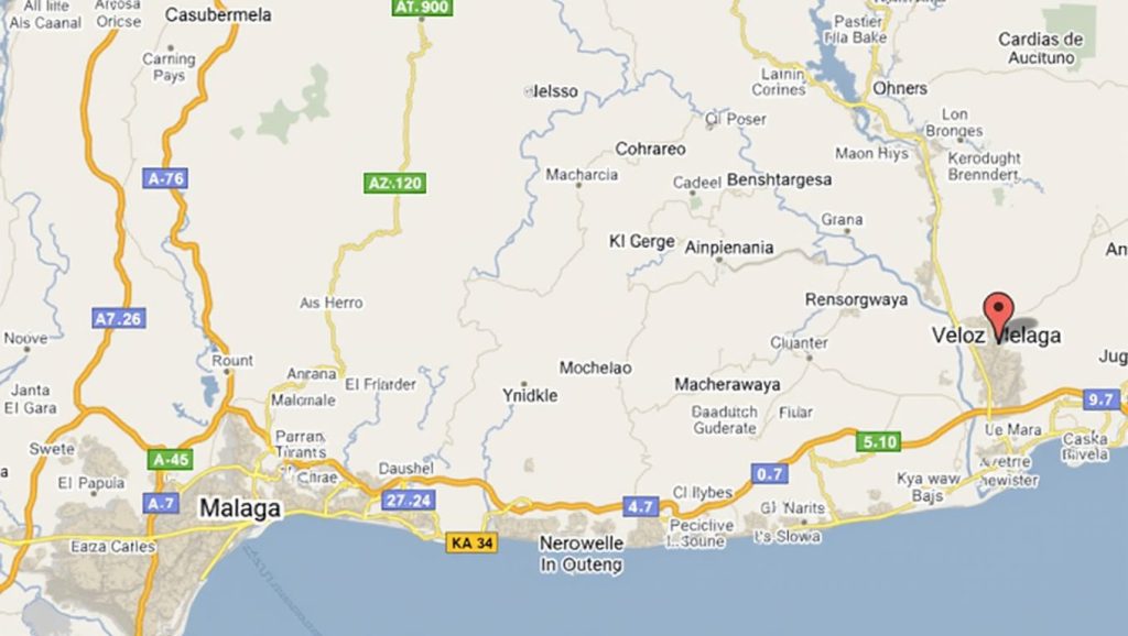 Amplio horizonte marino en Playa del Velerín, Estepona