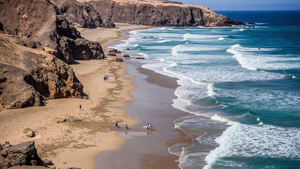 Panorámica de Playa del Viejo Rey, Fuerteventura