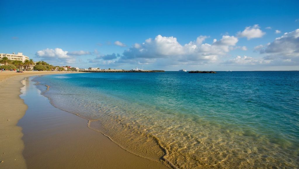 Entorno natural de Playa Dorada en Lanzarote