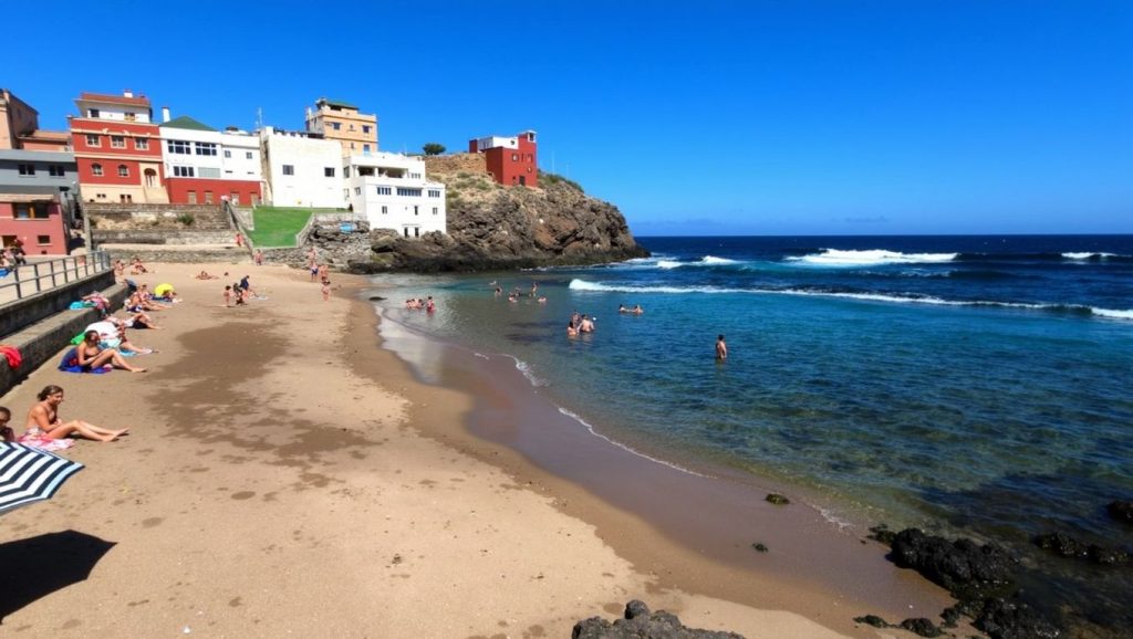Playa Dos Roques en Gáldar (Gran Canaria)