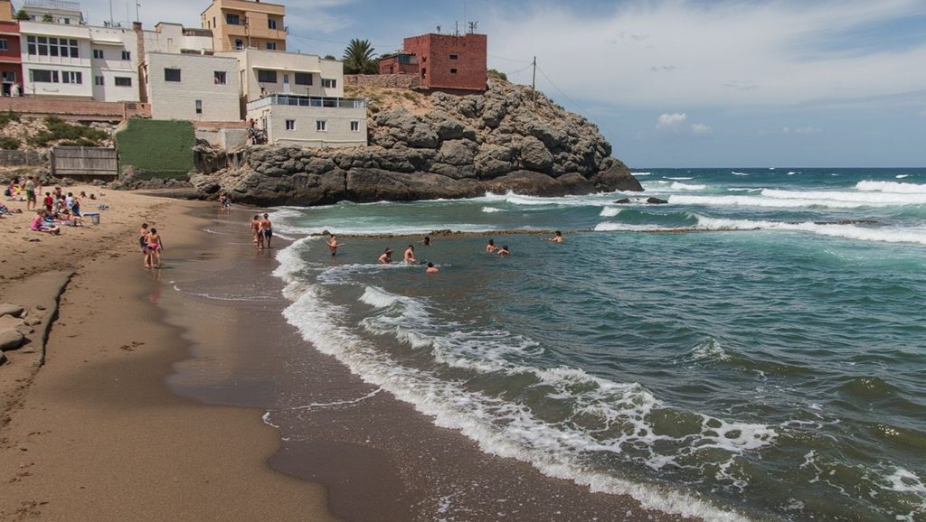 Aguas de Playa Dos Roques en Gáldar (Gran Canaria)