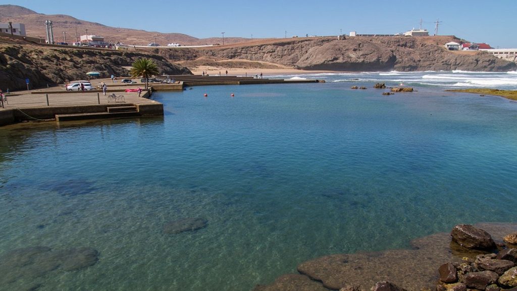 Entorno natural de Playa el Agujero en Gran Canaria