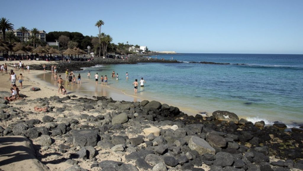 Arena volcánica de Playa El Ancia, Arrecife (Lanzarote)