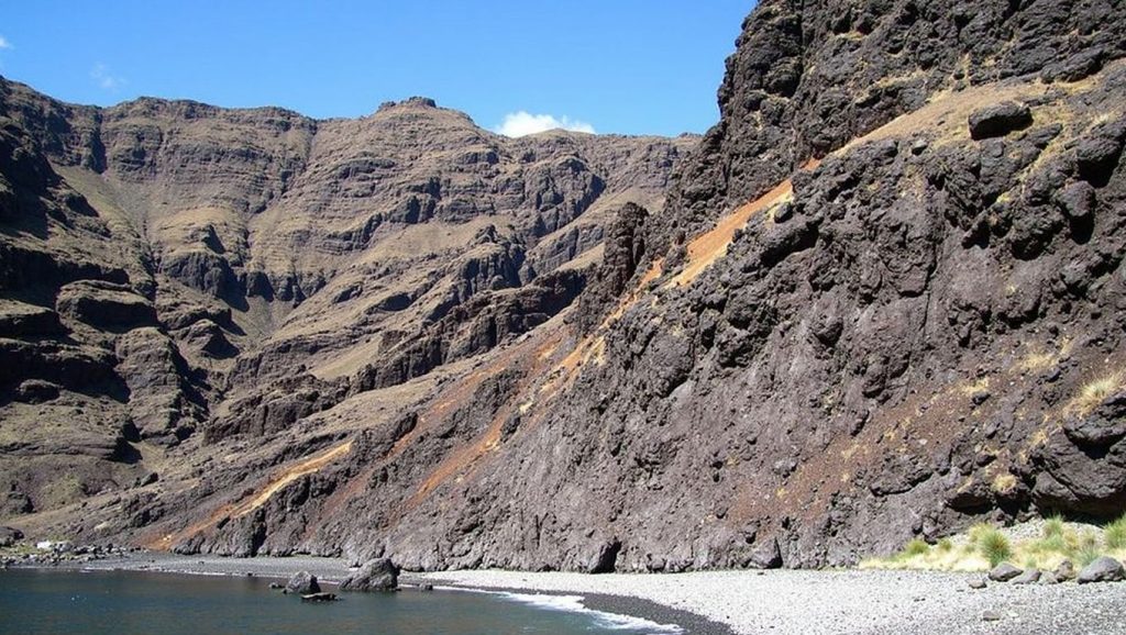 Arena volcánica de Playa El Barranco, San Miguel de Abona (Tenerife)