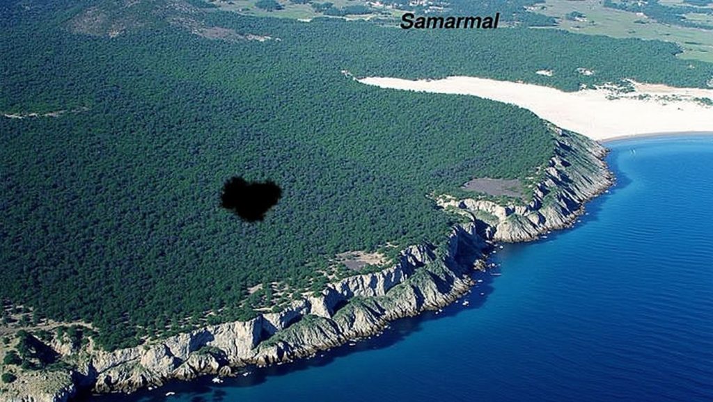 Playa El Cañuelo desde la arena, Tarifa, Cádiz