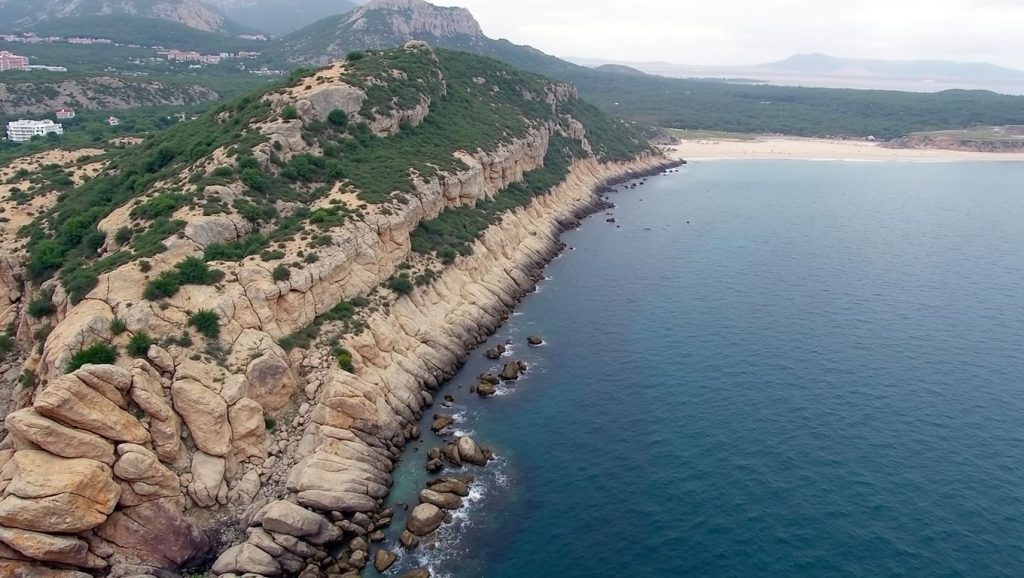 Vista del entorno de El Cañuelo, Tarifa, Cádiz