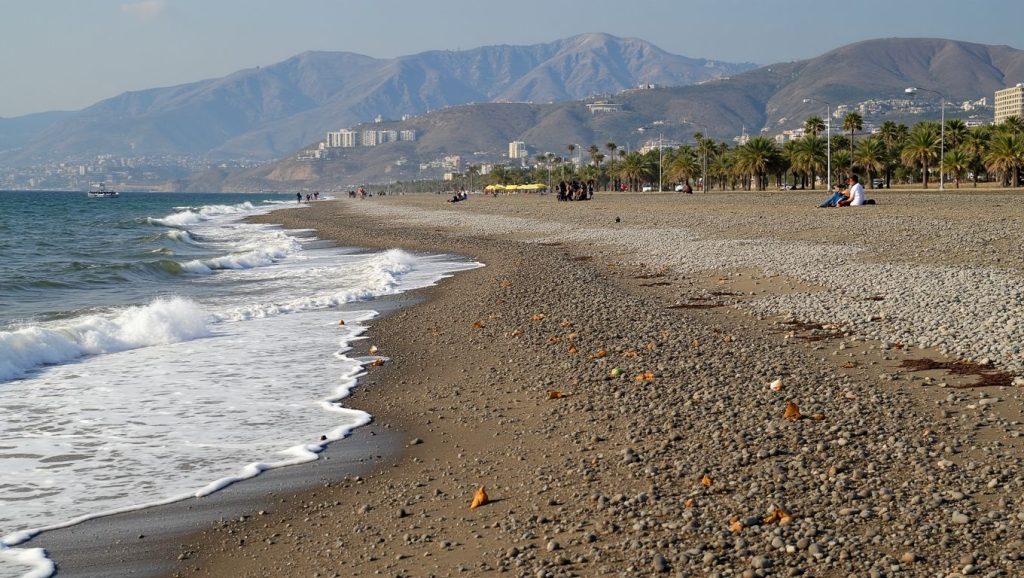 Vista del entorno de El Cable (Playa Can de Motril), Motril, Granada