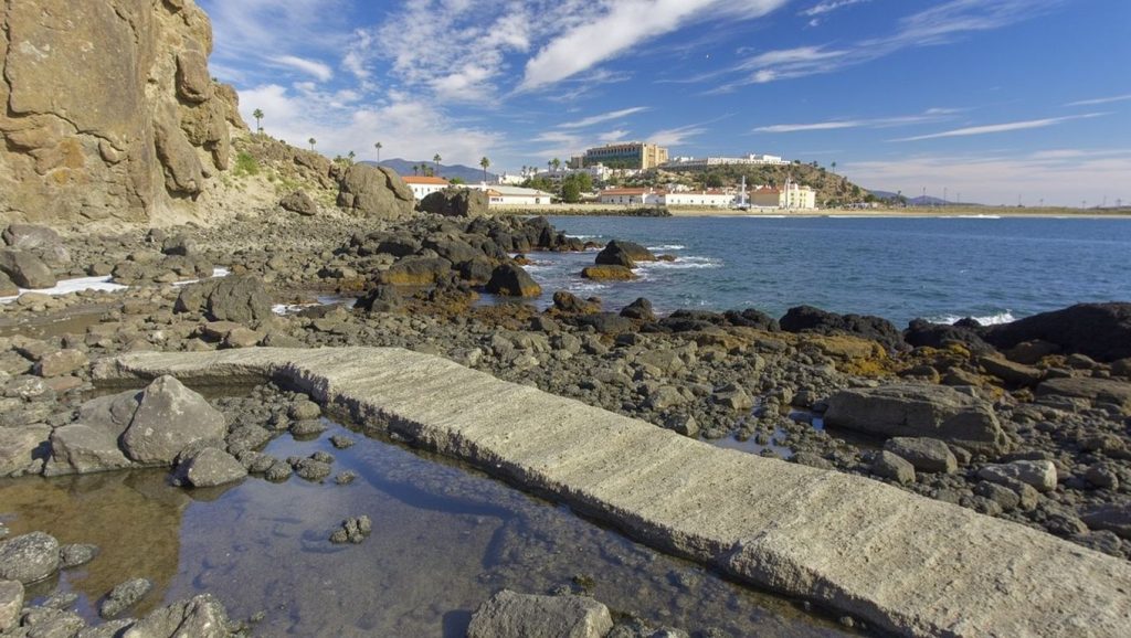 Playa El Caletón desde la arena, Salobreña, Granada