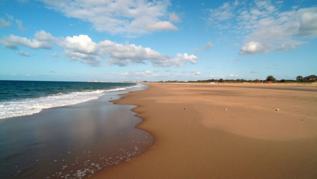 Camino de acceso a El Cantil, Isla Cristina, Huelva