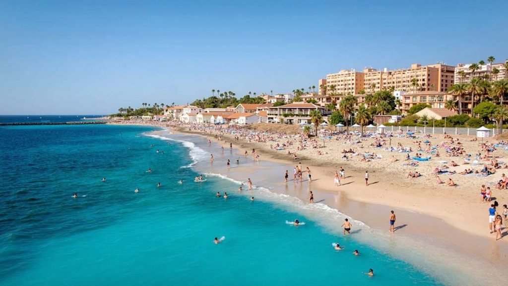 Playa El Duque en Adeje (Tenerife)